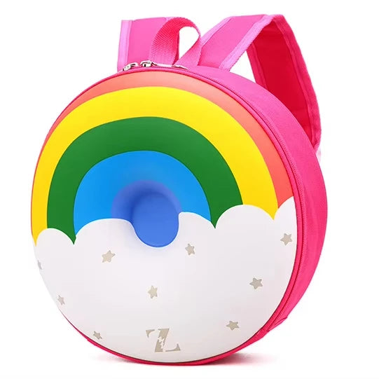 Buehlee Donut Backpack Wholesale Children's Schoolbag EVA Canvas Waterproof RFID Unisex Zipper Closure Fashion Fruit Pattern