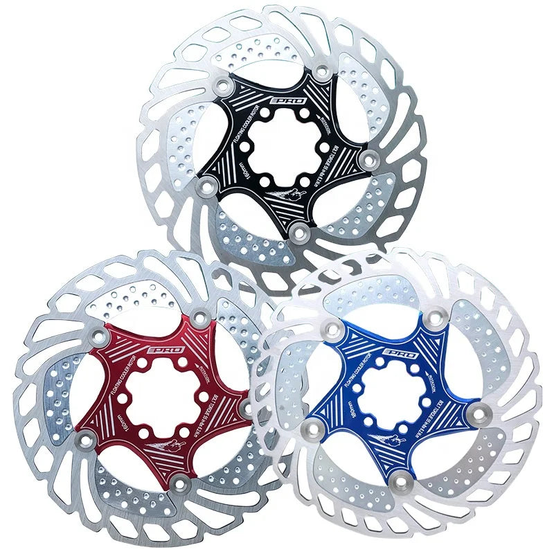 IIIPRO Mountain Bike Cooling Floating Disc Rotor for Super Light Ultra-light Corrosion-resistant Heat Dissipation BMX