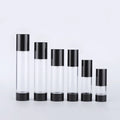 30ml 50ml 100ml Luxury Lotion Black Pump Bottles Empty Sunscreen Cosmetic Packaging Airless Serum Spray Bottle