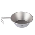 Titanium Sierra Bowl Ultralight Picnic Bowl Pot Cookware Backpacking Travelling Trekking Camping Bowl Camping Accessories