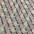 Elegant Soft Multi-color Embroidery Fancy Dress Lace Fabric