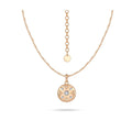 QX Custom OEM Vintage Luxury Fine Jewelry 18K Gold Plated 925 Sterling Silver Zircon/moissanite Necklace Girls Women