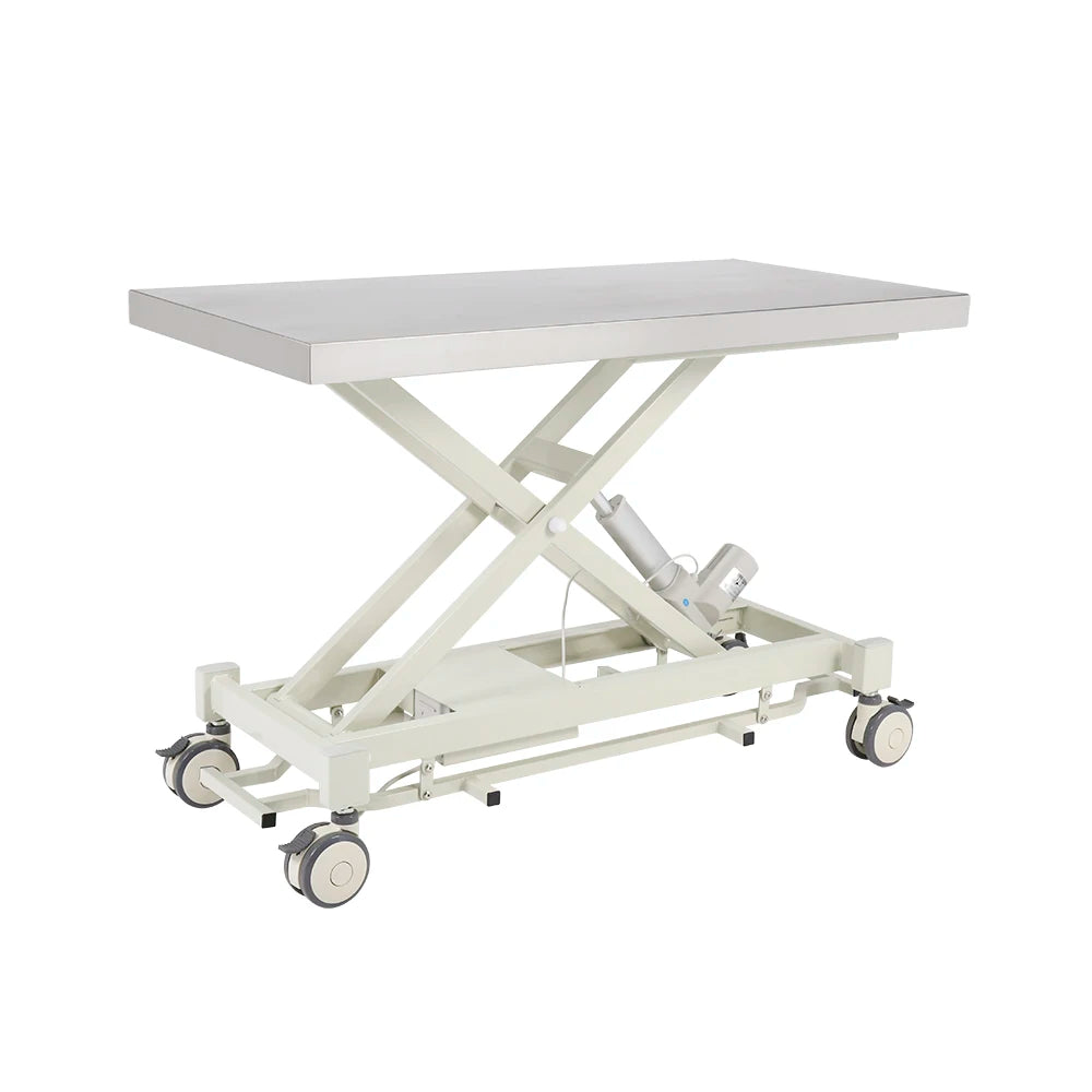 Strong Stable Stainless Steel Construction Electrically Adjustable Footbar System Heavy Duty Dog Veterinary Examination Vet