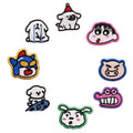 Custom Embroidered Puff LOGO Badges Self-Adhesive 3D Iron-on Sew Clothing Patches with Lace Decoration for Hats