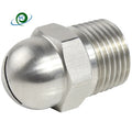 K1 Air Absorption Flat Fan Pattern Fountain Water Gas Jet SS303 Nozzle for Washing
