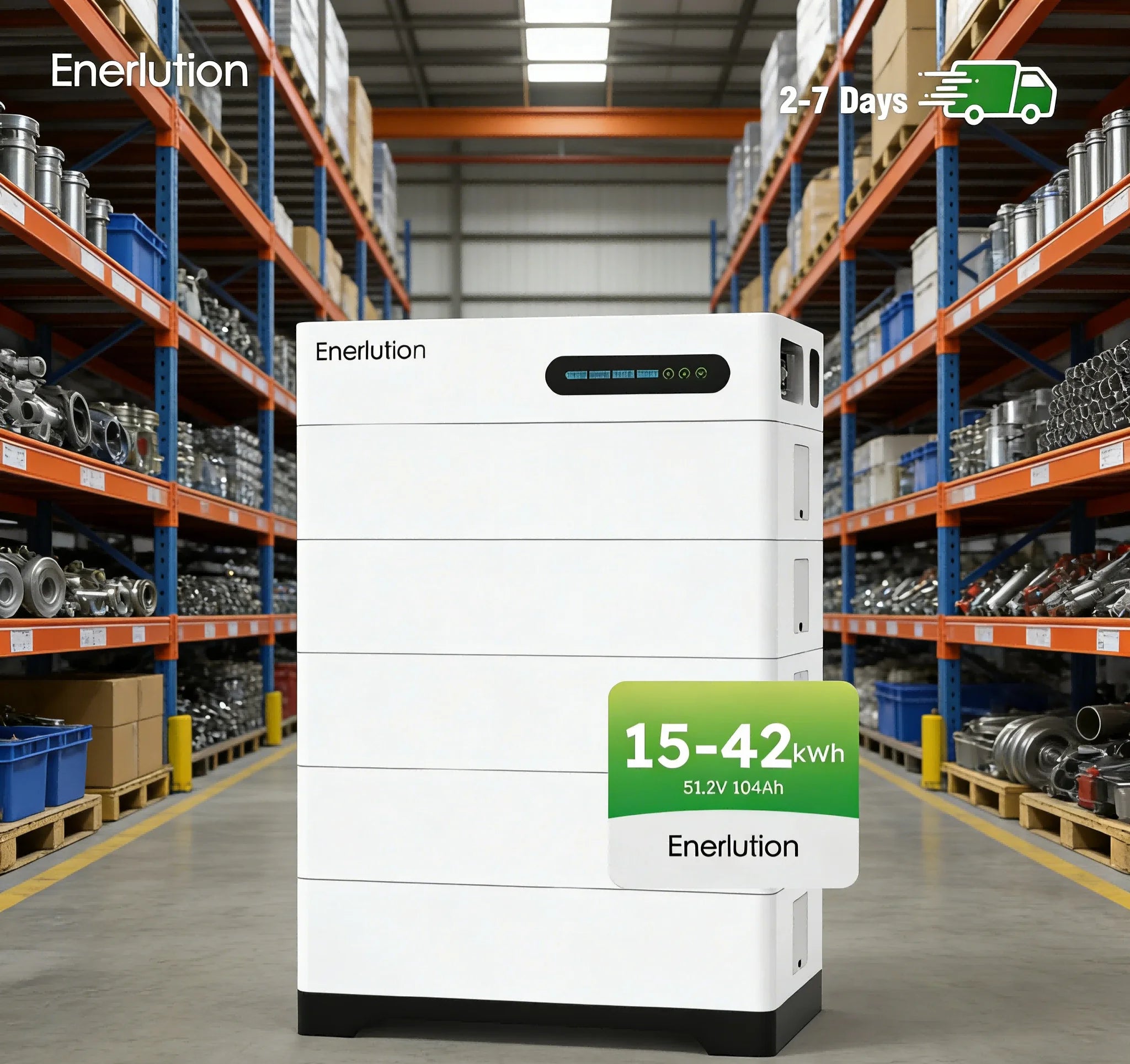 Enerlution 20KWh 30KWh LiFePO4 Solar Battery EU Warehouse Fast Shipping Home Energy Storage System