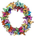 Wholesale New Easter Spring Artificial Butterfly Wreath Hotel Restaurant Door Wall Hanging Decorative Party Decorations