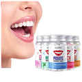 2 in 1 V34 Oral Care Travel Size Solid Toothpaste Tablets Whitening Cleaning with Mint Flavor for Adults Use Made of Plastic