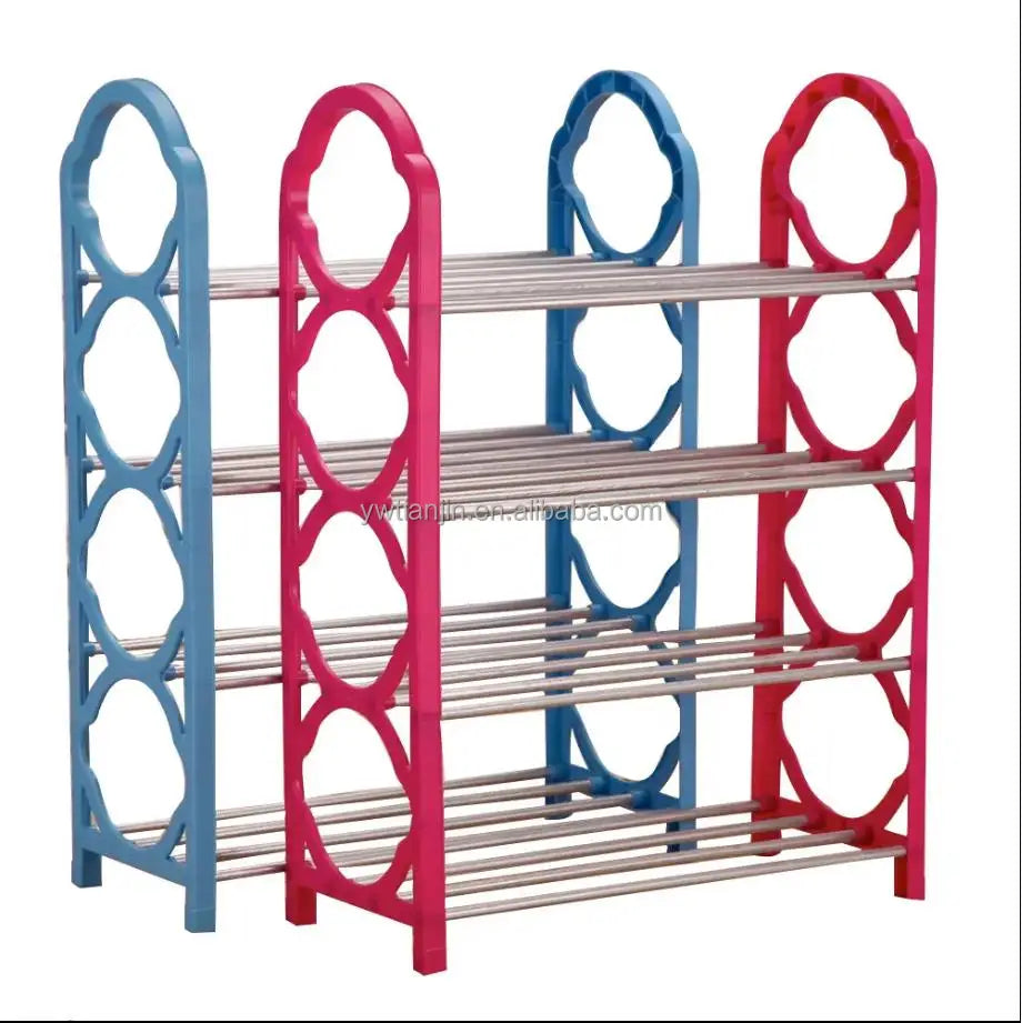 TIANJIN 4 Layers Multipurpose Multi-layer Simple Home Shoe Cabinet Space-saving Dormitory Bedroom Door Rack