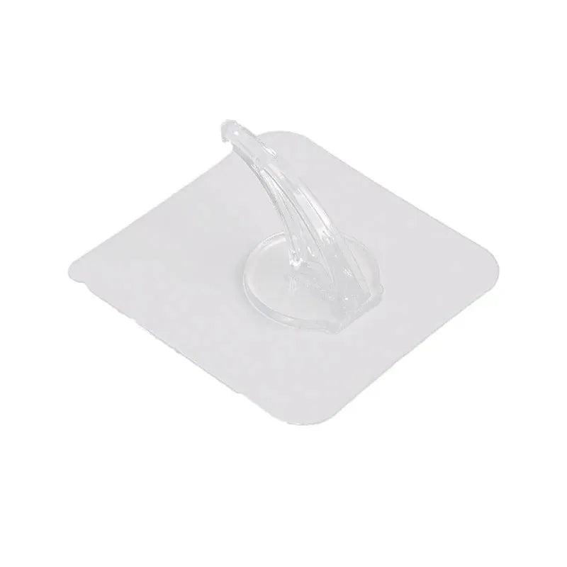 Yiwu Transparent PVC Strong Self-Adhesive Door Wall Hook Waterproof Storage Hanging Magic Kitchen & Bathroom Accessories