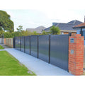 JHR Complete Set Diy Fence Panels Composite Outdoor Private Aluminium Fence Gate