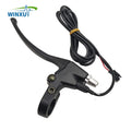 Electric Scooter Brake Handle Aluminium Alloy Manual Mechanical Brake E-brake Black 1.5m Wirefor Electric Bicycle Tricycle
