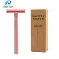 Double Edge Safety Razor for Men Reusable Classic Zinc Alloy & Brass Handle Solid Permanent Blade Eco-friendly Shaving Tool