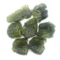 Hot Sale Synthetic Czech Meteorite Healing Stone Crystal Reiki Chakra Stone Moldavite for Crystal Necklace Pendant