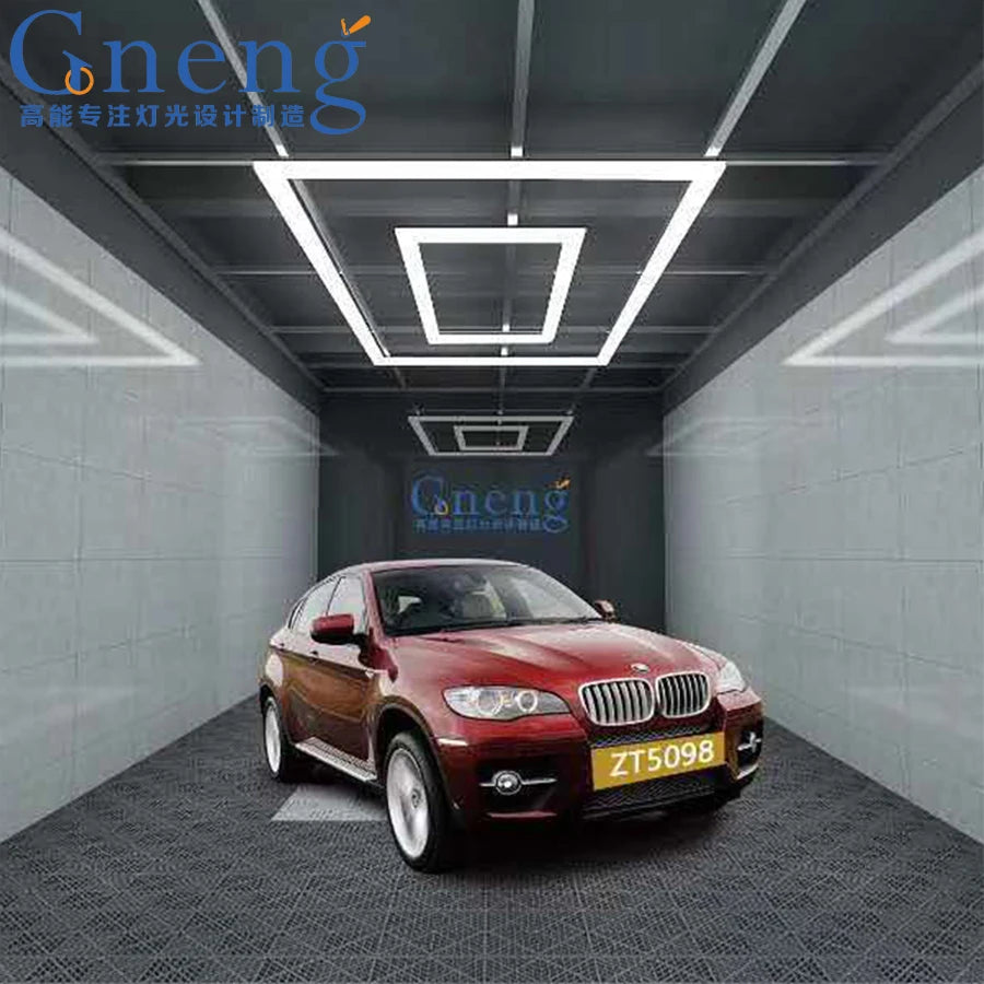 ZT5098 Industrial Car Wash Station Lighting Linkable Linear Car Showroom Decoration Auto Detailing and Repairing Workshop Light