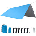 UV Protection Coated Orange Oxford Fly Sheet Rain Fly Tarp Sun Shade Shelter for Outdoor Camping
