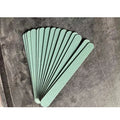 2022 Good Quality Factory Directly Green Color Custom Logo Printed Double Sided Soft Emery EVA Material Professional Nail File