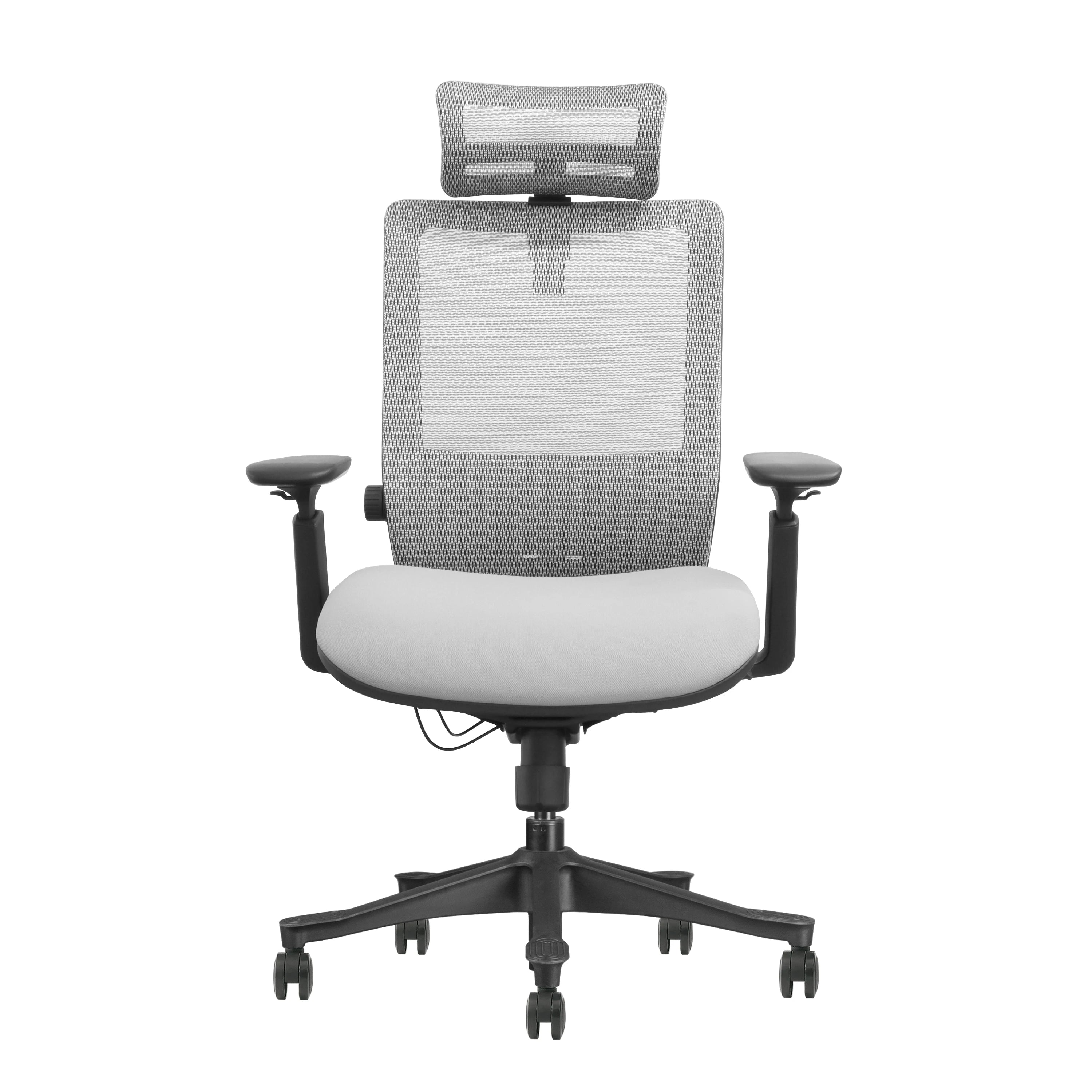 Adjustable Luxury Office Chair Ergonomic Executive Fabric/Metal/PP Rotated Manager Swivel Design with BIFMA Certificate