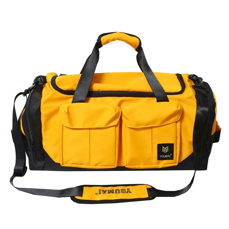 ODM Newest Hot Sale Dry Wet Separation Oxford Waterproof Sports Travelling Bags With Shoe Compartment Gym Bags