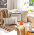 Wholesale Boho Shabby Chic Indoor Outdoor Decorative Farmhouse Cotton Woven Hand Tufted Sofa Pillow Cushion Cover
