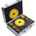 Premium Quality Porcelain Cutting Disc and Diamond Drill Bit Set Ceramic Core Bit Braze