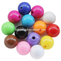 500g/bag Acrylic Loose Round Beads with Hole for Bracelets Necklace Craft Making Accessories500g/bag Acrylic Loose Round Beads w