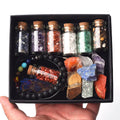 Wholesale Natural Raw Stones Set 7 Chakra Quartz Crystal Chips Box for Science Popularization Specimens