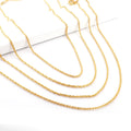 Factory Wholesale 2022 New Fashion Stainless Steel Gold Plated Cauliflower Chain Necklace