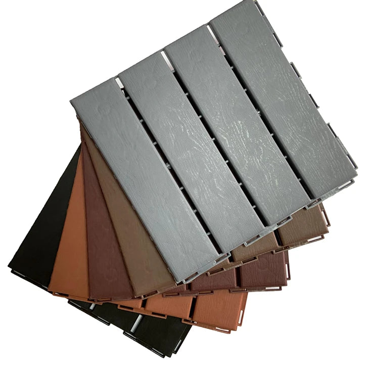 Balcony  pp Plastic Interlock Outdoor Use Backyard Patio Yard Decking Tiles