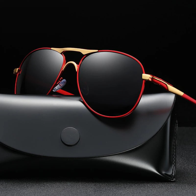 DOISYER 2026 Luxury  Polarized Sunglasses Men Driving Glasses Retro Classic High Definition Vision  Toad Sunglasses