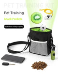 Customizable Portable Adjustable Dog Treat Walking Bag Outdoor Quick Access Pet Dog Training Pouch for Travel