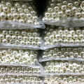 JC Crystal Wholesale Round with Hole Loose Abs Pearl Beads  3mm-20mm Through Hole Half Hole Abs Imitation Pearl