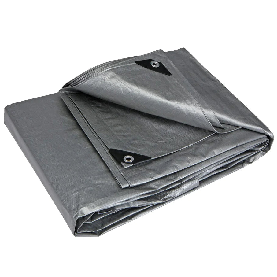 High Outdoor PE Coated Tarpaulin Fabric Waterproof  Awnings Curtains Covers Woven Tent Tarp