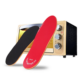 Customized Arch Support Thermoplastic Red Heat Moldable Oven Orthotic Insoles