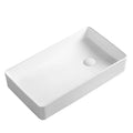 Creative Design Waschbecken Badezimmer Rectangle Bathroom Ceramic Sink Italian Table Top Wash Hand Basin