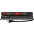 Depusheng SR128  Professional 10-way Power Sequencer with Display Stage Engineering Meeting Control Switch Sequence