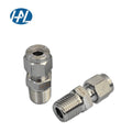 Swagelok Hastelloy C276 Stainless Steel Compression Tube Fittings Male Connector Twin Ferrules Polished Forging Technique Pipe