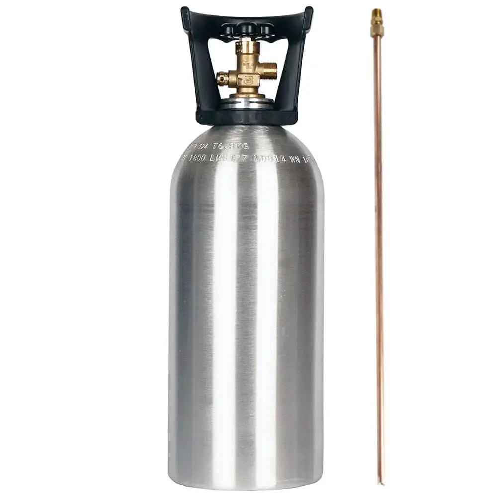 10 lb High Pressure CO2 Cylinder with Siphon Tube and Handle Gas Tank