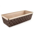 Natural Recyclable Microwave Oven Freezer Safe Baking Paper Loaf Pan Baked Goods Disposable Loaf Pan