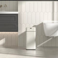 5L Narrow Slit Stainless Steel Automatic Garbage Bin Waterproof Metal Trash Can Office Kitchen Guestroom Smart Dustbin Waste MegaBDM