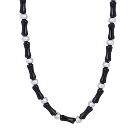 Custom Design Fashion Brand Beads Stainless Steel Chains Gold Plated Jewelry Necklace for Women