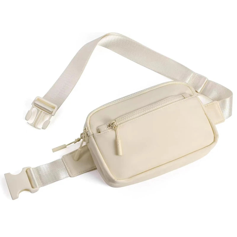 OEM Mini Chest Bag Outdoor Unisex Sport Nylon Waist Bag Fanny Pack Adjustable Waist Belt Bag for Women Men
