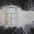 DINZON Cosmetic Grade Diamond White Nail Powder and Eye Shadow Customizable Natural Highlight Makeup Glitter Body Glitter