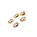 Non Tarnish Gold Plated Stainless Steel Hoop Ring Custom Zircon Ring
