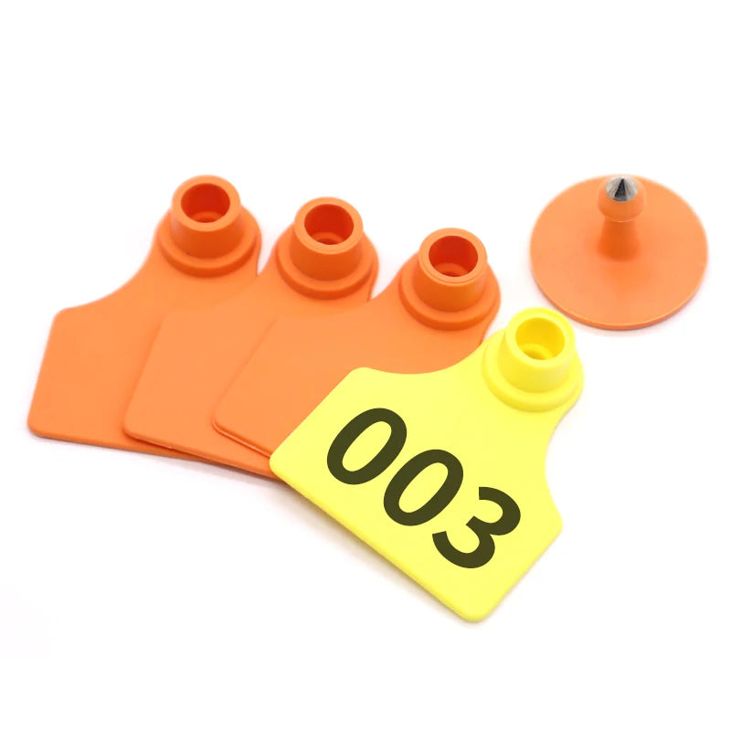 JCET002 Ear Tag Animal Tag for Cattle Farm Ear Tags Plier for Rabbits Cattle Sheep