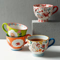 Best Selling Breakfast Tea Cups   Flower  Painting Coffee Ceramic Mugs