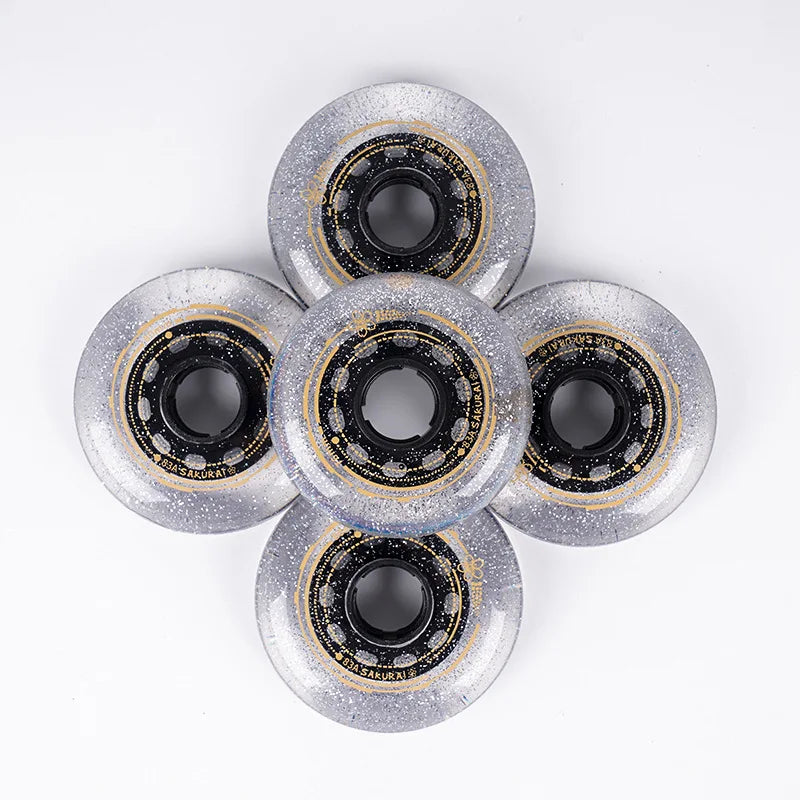 Second Generation  Flat Skate Shoes with High Elastic Wear Resistant Wheels Inline Street