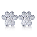 Messi Gems MSE-560 14K Gold Moissanite Diamond Stud Earrings