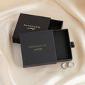 PandaSew Custom Logo Printed Jewelry Packaging Box Ring Earrings Bracelet Jewelry Box