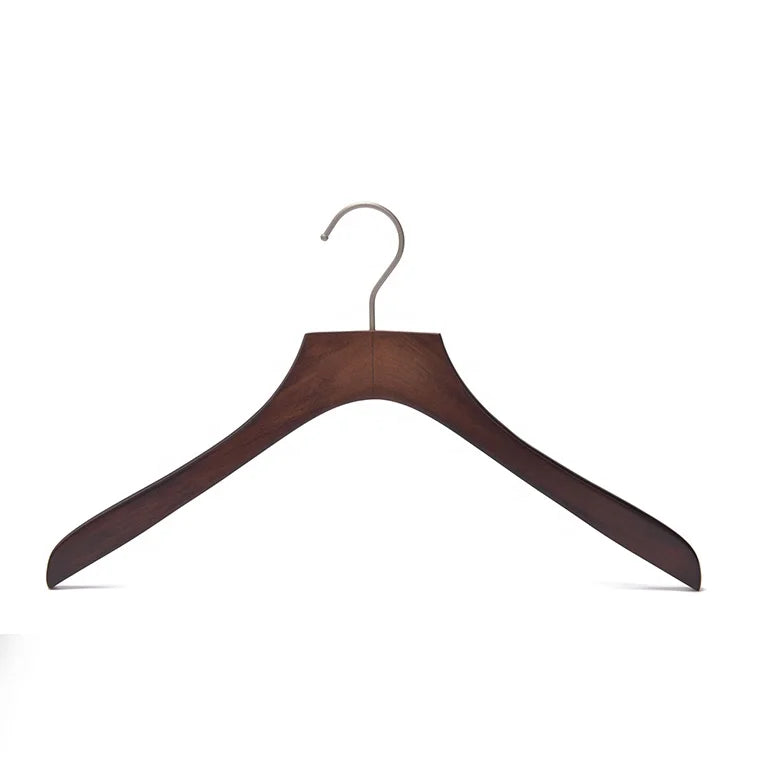 Inspring Single-Tier Wooden Coat Hanger Eco-Friendly for Certified Space-Saving Custom Wood Clothes Hangers Wardrobe Factory